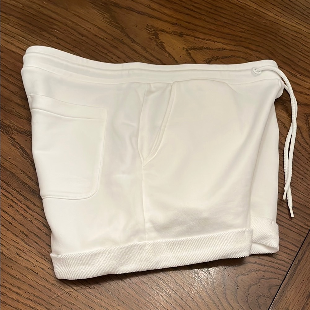 Reiss Cotton Blend Drawstring Shorts, size medium - Picture 7 of 13